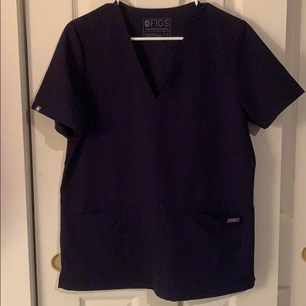 Figs Scrub Top, Size M